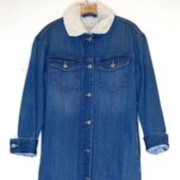 Outer Known Denim Lined Coat - Picture 1 of 3